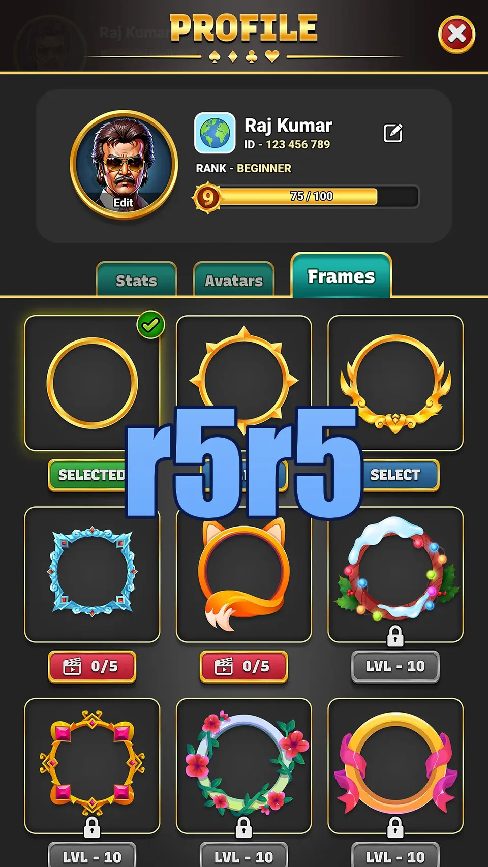 r5r5 Masuk